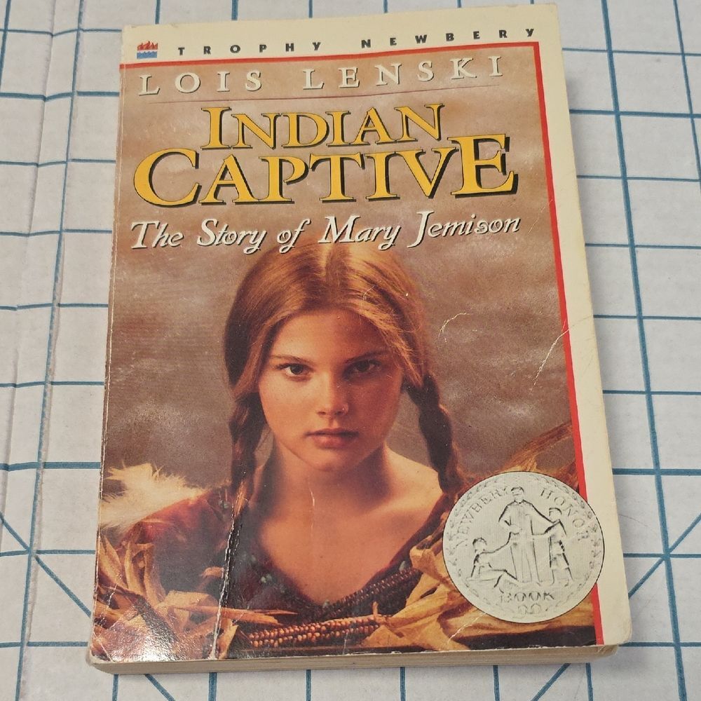 3/$21 Indian Captive: The Story of Mary Jemison by Lois Lenski Paperback Book